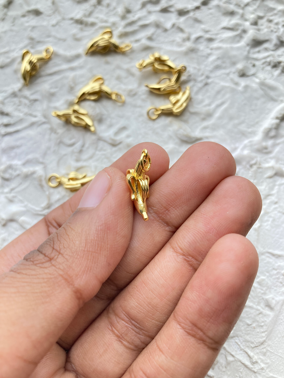 Thumbnail: 18k gold plated banana charm