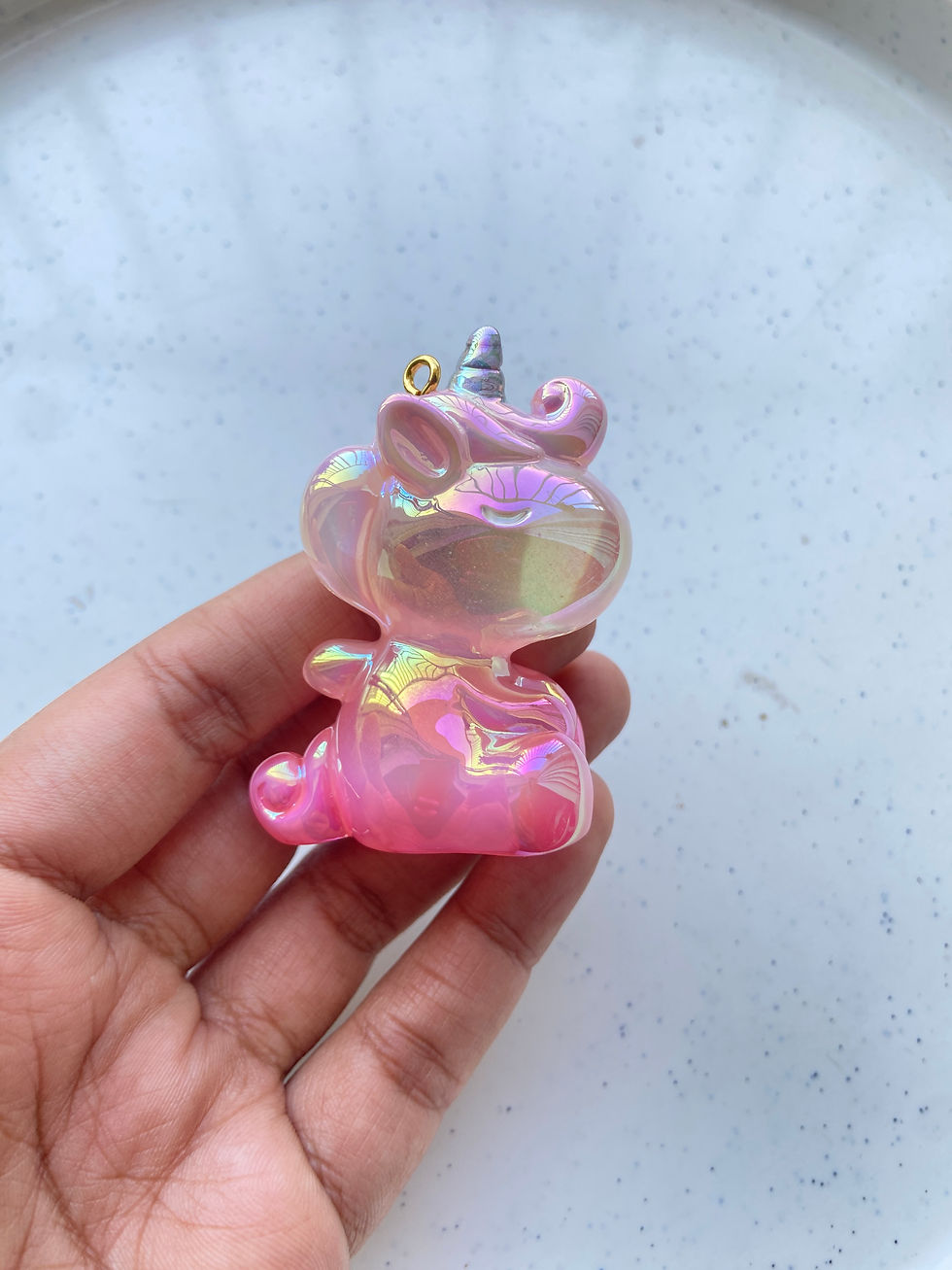 Thumbnail: 3D big resin unicorn charm