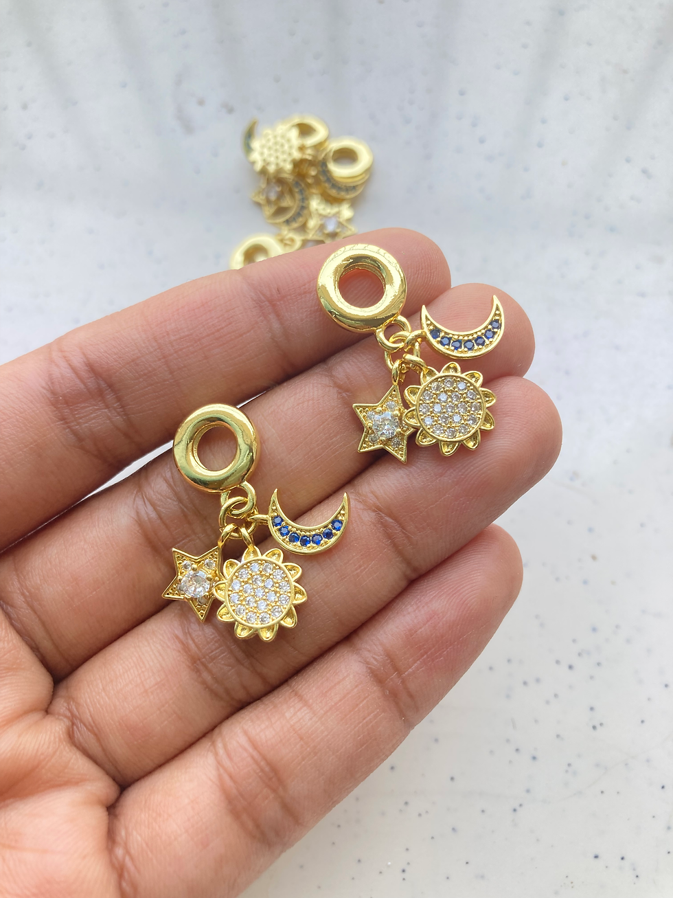 Thumbnail: 18k gold plated mix theme dangle charm anti-tarnish (Part-1)
