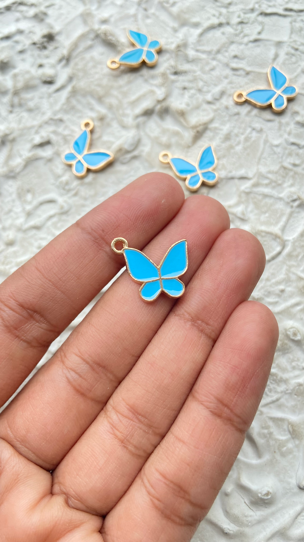 Thumbnail: Alloy enamel colourful butterfly charm