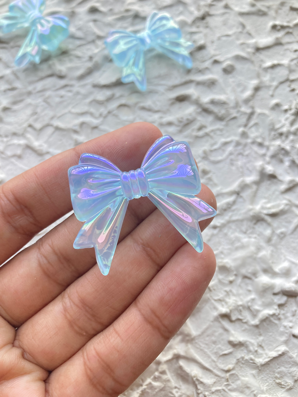 Thumbnail: Iridescent acrylic bow bead (part-2)
