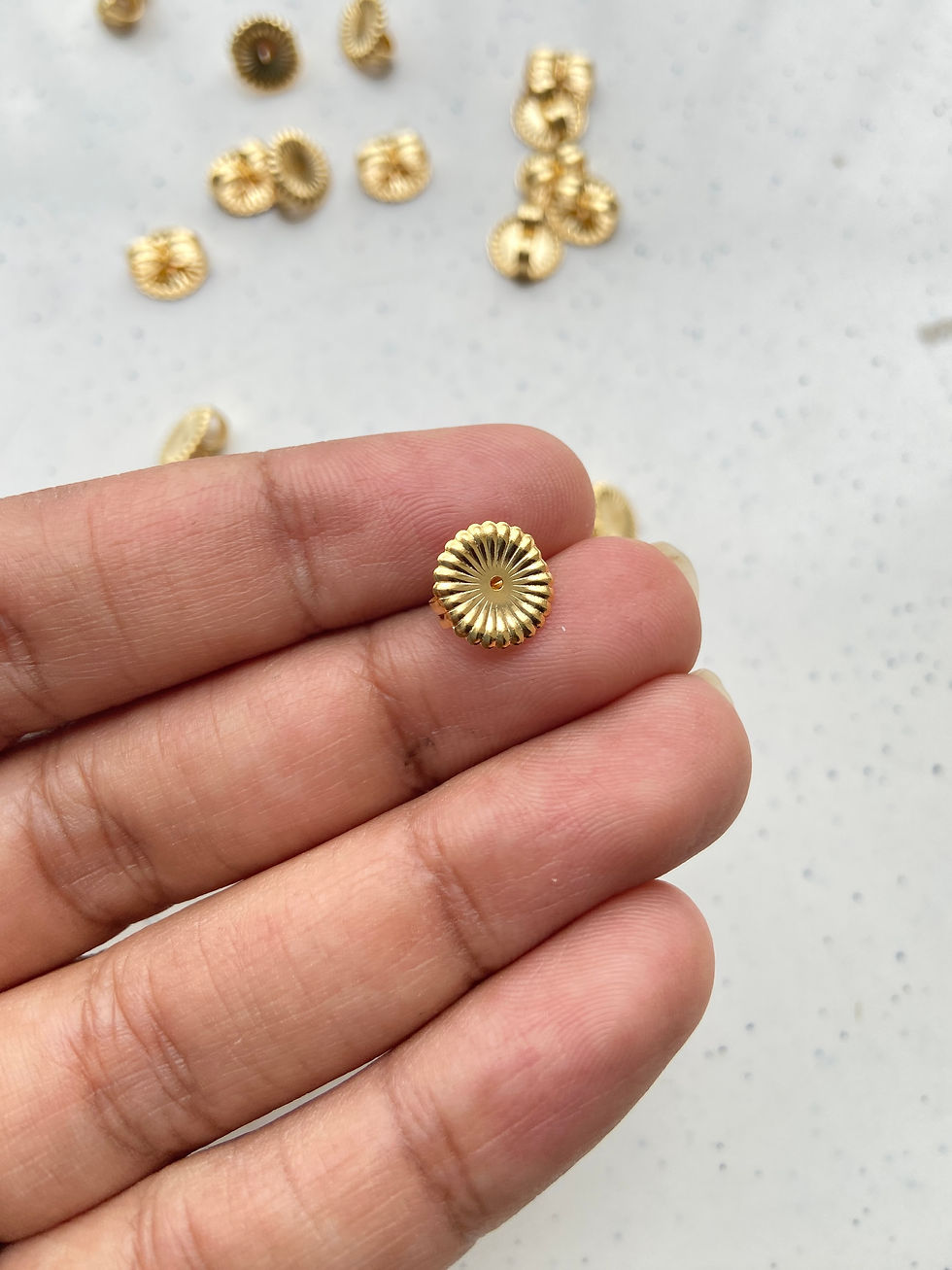 Thumbnail: Big round ear nuts (1pair)