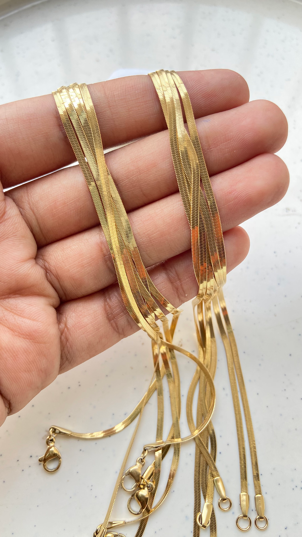 Thumbnail: 2mm 304 thin stainles steel snake chain