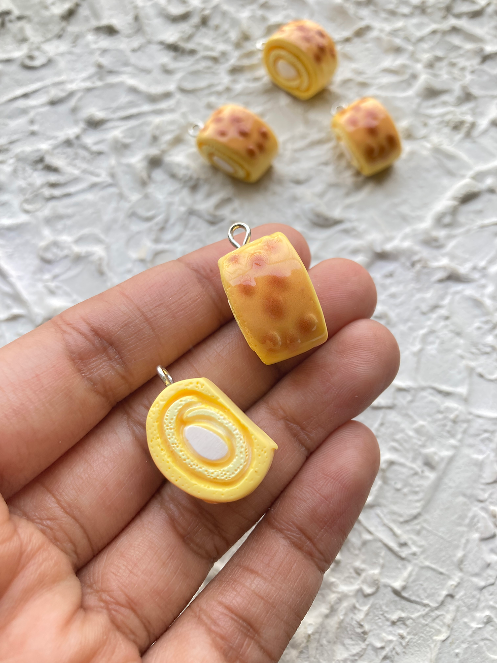 Thumbnail: Food theme bread/donut/bagel resin charm