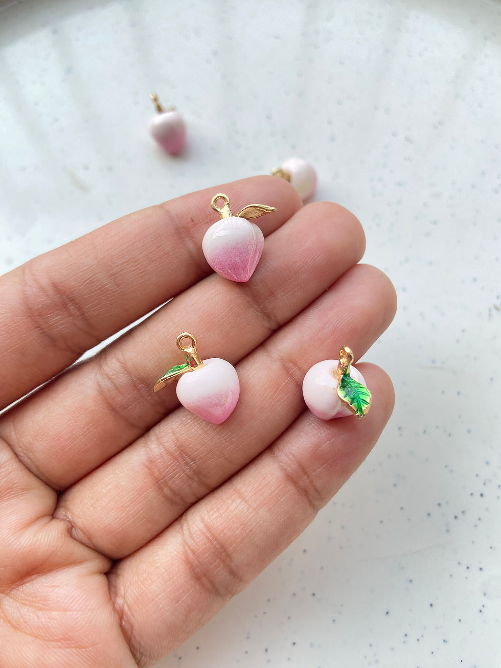 Thumbnail: Alloy 3D enamel mix fruit charm, anti-tarnish (Part-2)