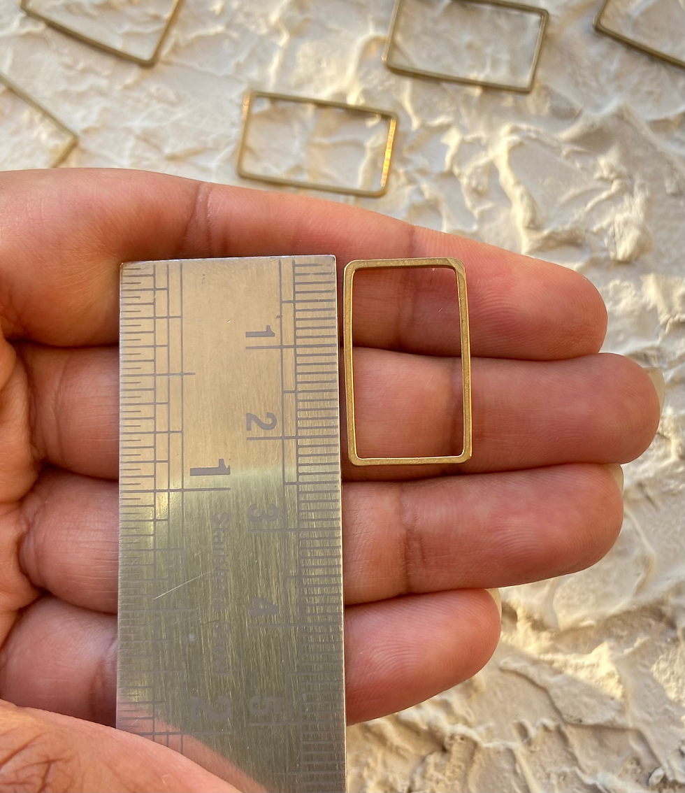 Thumbnail: Hollow Rectangle Geometric Charms