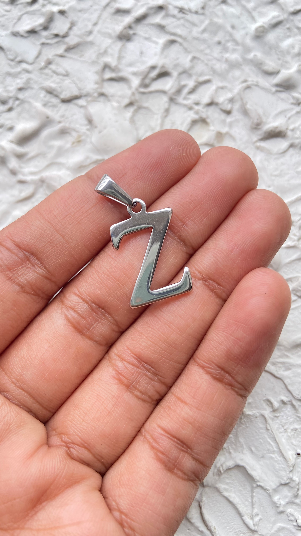 Thumbnail: Stainless steel alpahbet letter pendant