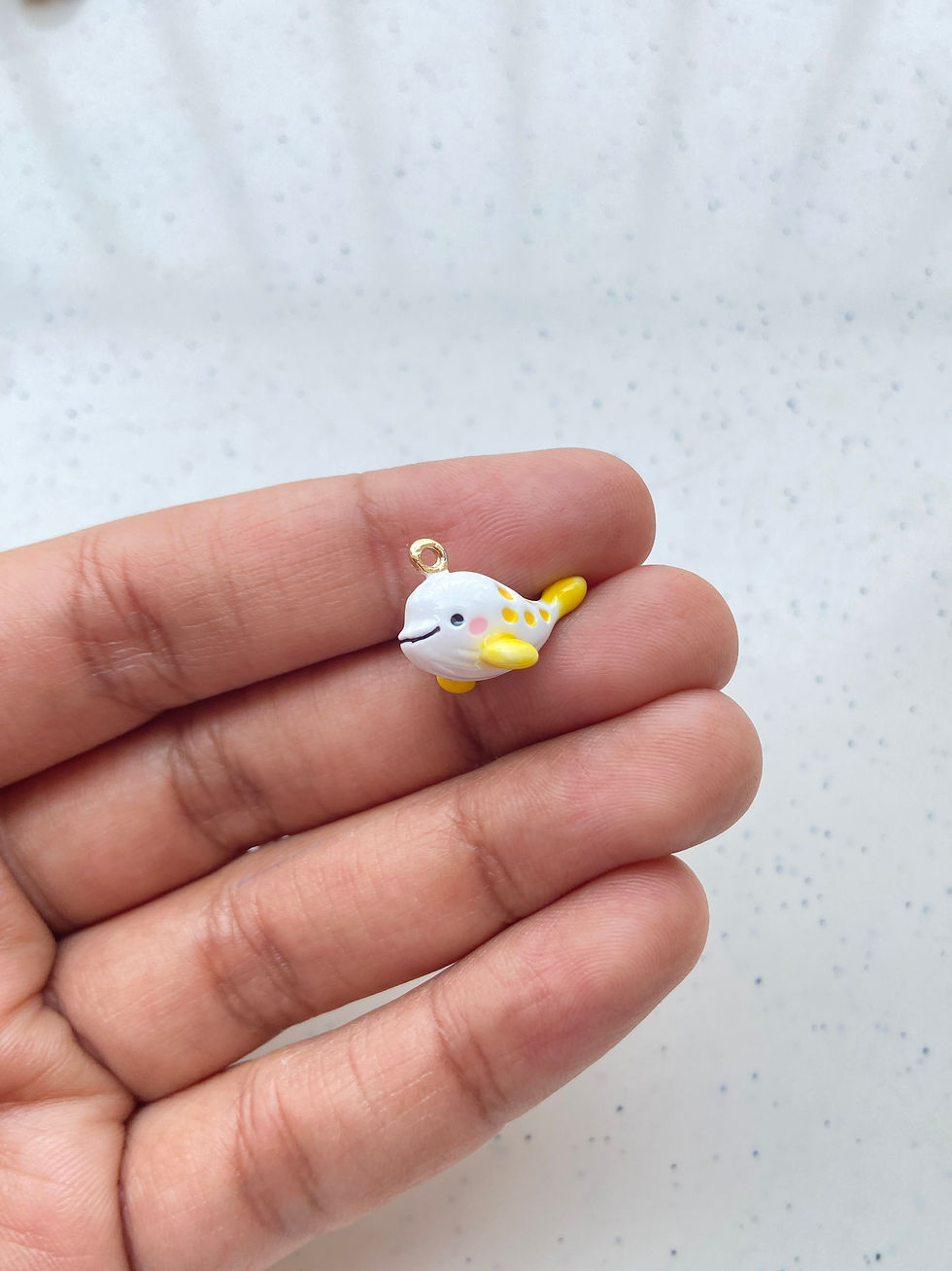 Thumbnail: 3D alloy enamel dolphine charm