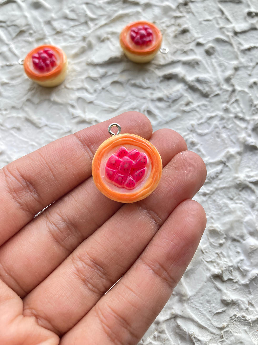 Thumbnail: Fruit tart resin charm