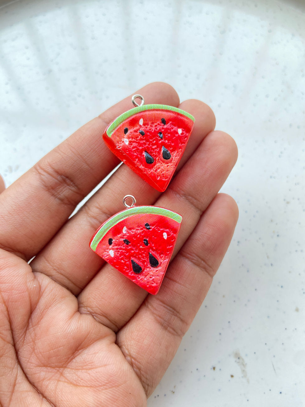 Thumbnail: Fruit slices resin charm