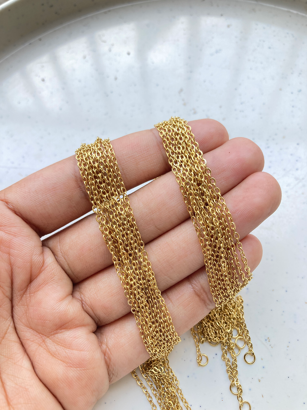 Thumbnail: 1.5mm chain stainless steel with lobster clasp, Waterprooof