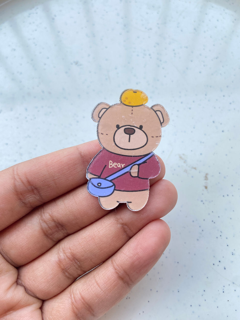 Thumbnail: Acrylic animal brooch pin