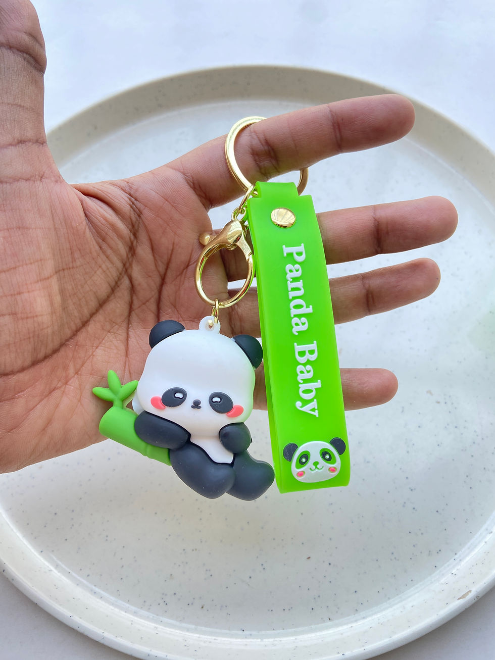 Thumbnail: Panda baby readymade keychain (1pc)