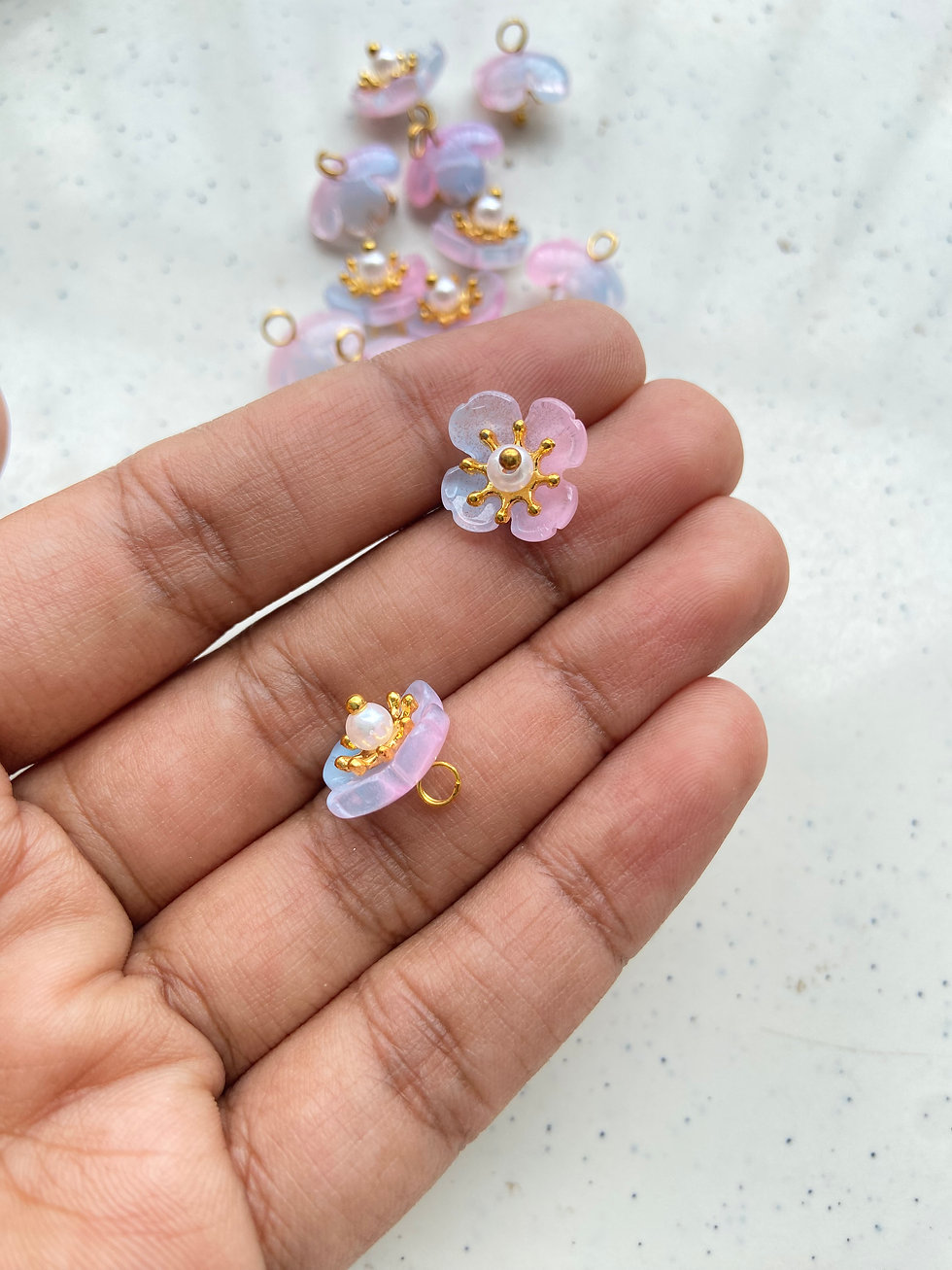 Thumbnail: Readymade shaded flower charm
