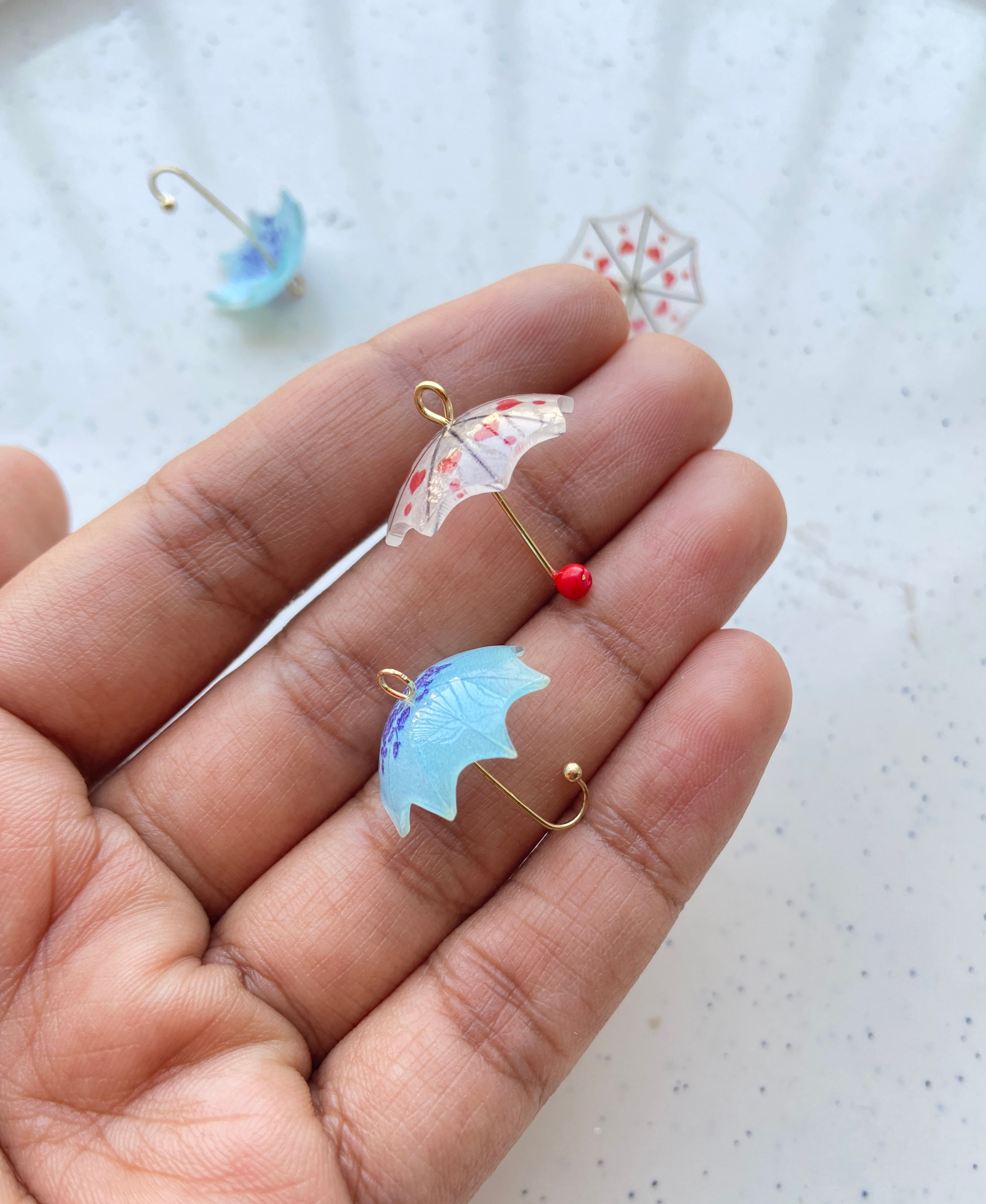 Acrylic umbrella charm