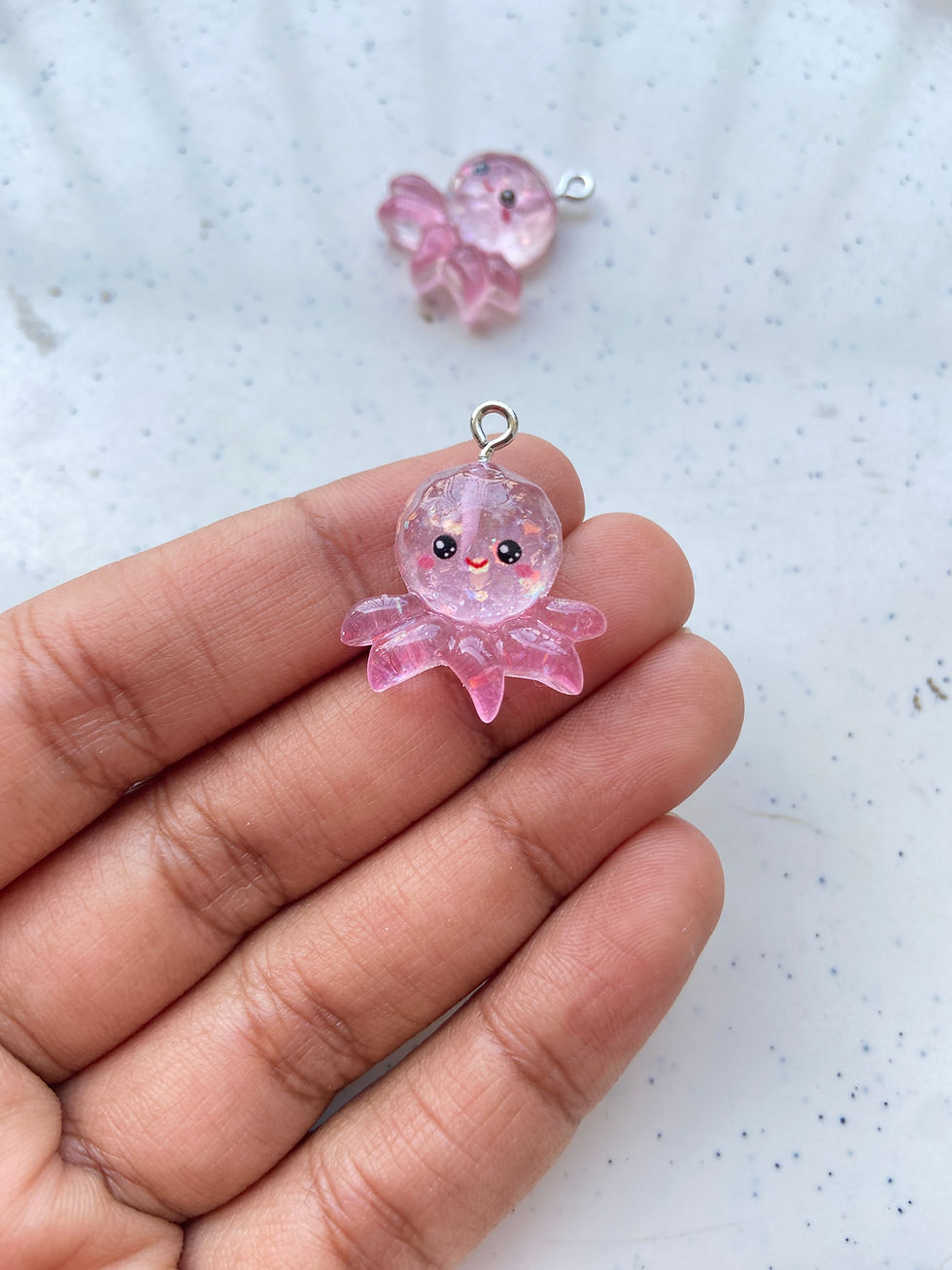 Thumbnail: Sea theme glitter resin charm