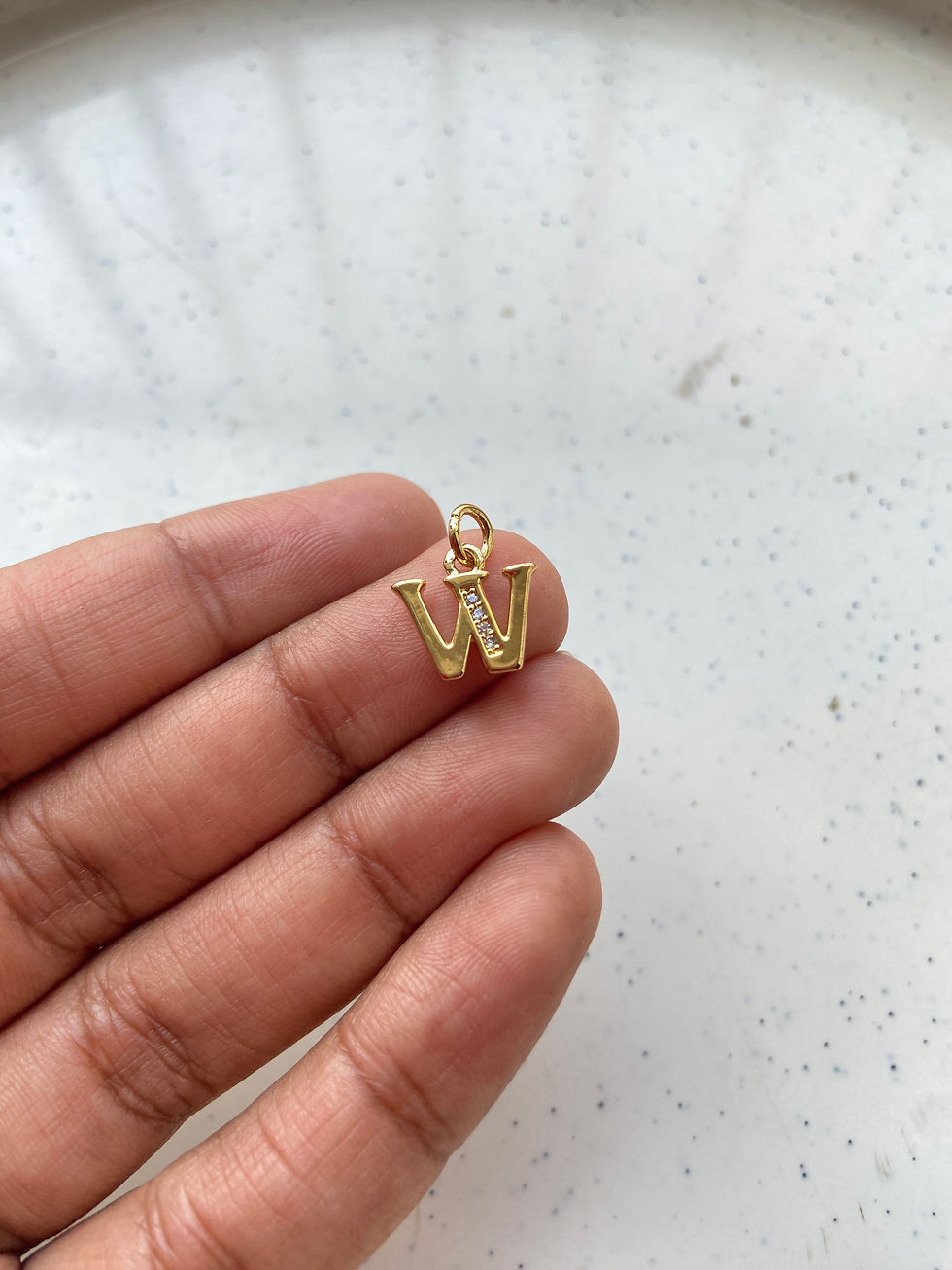 Thumbnail: (N to Z) Zircon capital letter alphabet charm