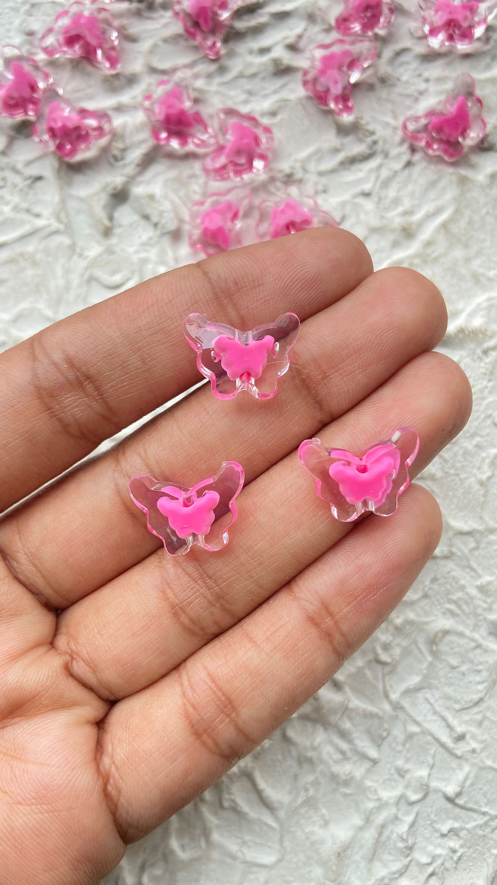 Thumbnail: Mini butterfly Acrylic beads