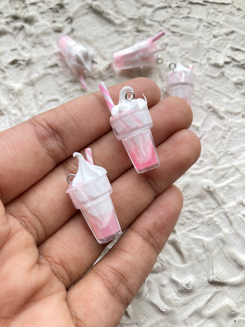 Thumbnail: Milkshake with ice-cream resin charm