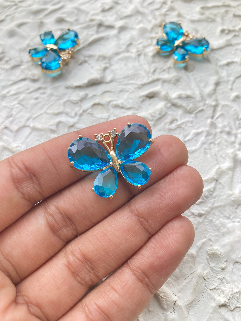 Thumbnail: Big butterfly zircon charm