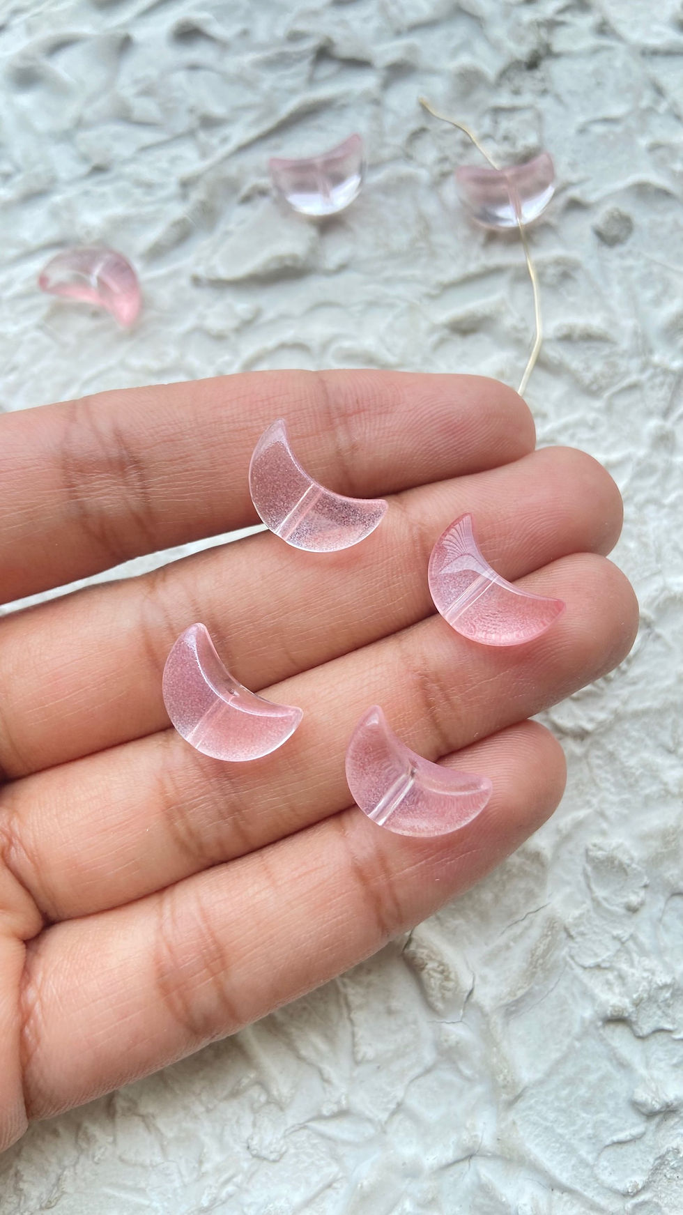 Thumbnail: Colourful glass moon bead (Part-1)