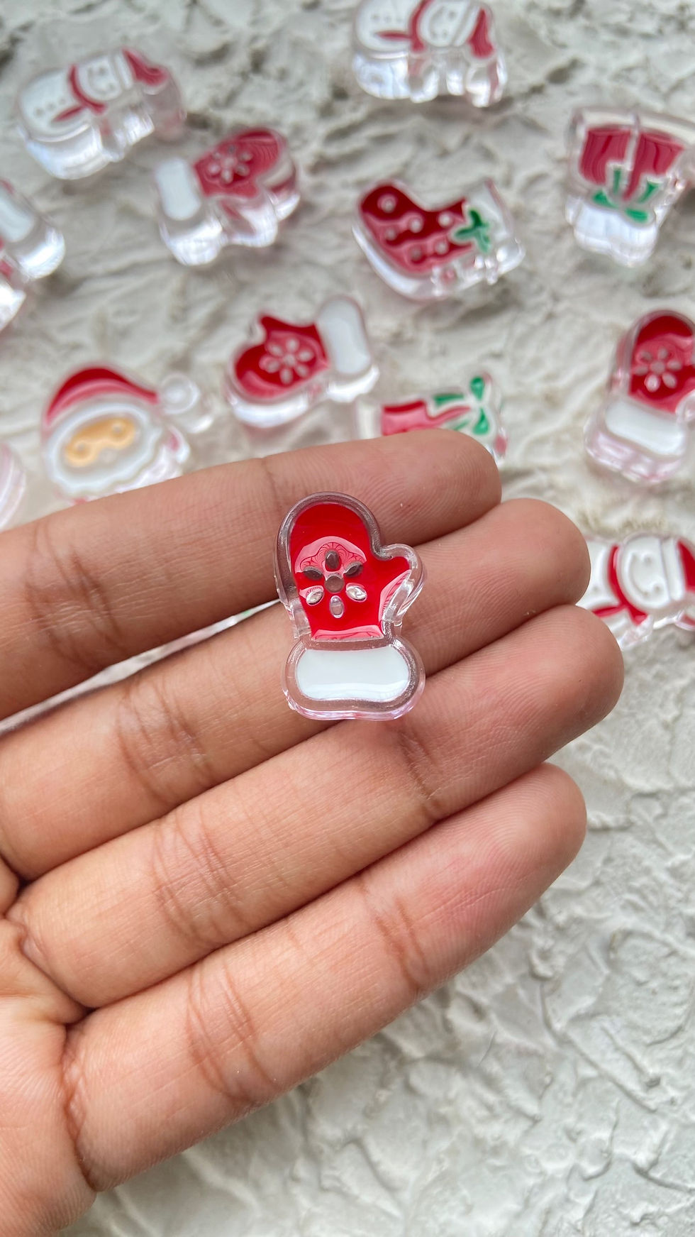 Thumbnail: Christmas Acrylic beads random shapes