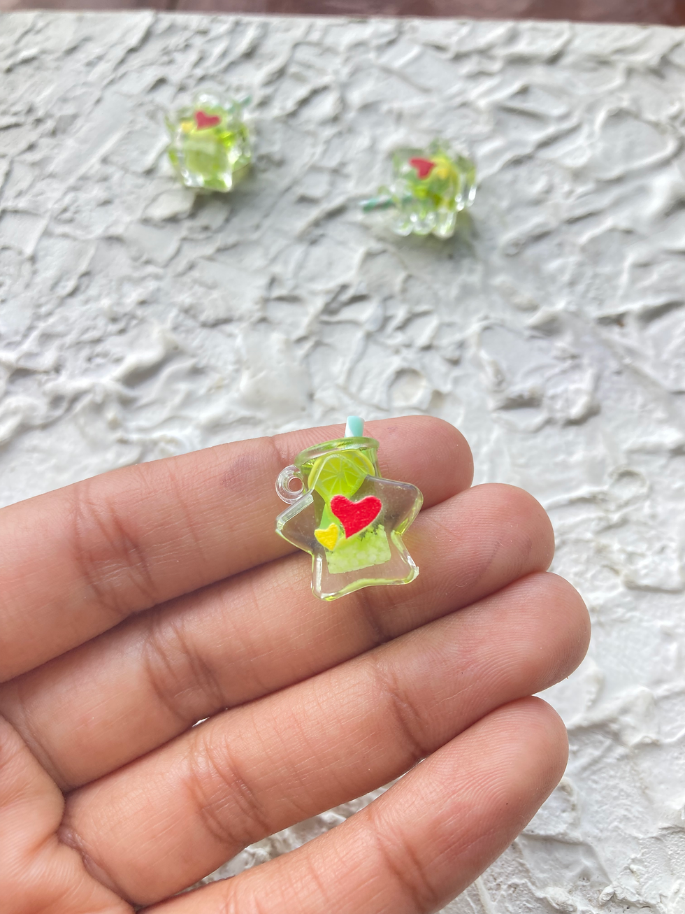Thumbnail: Star shape resin jar charm