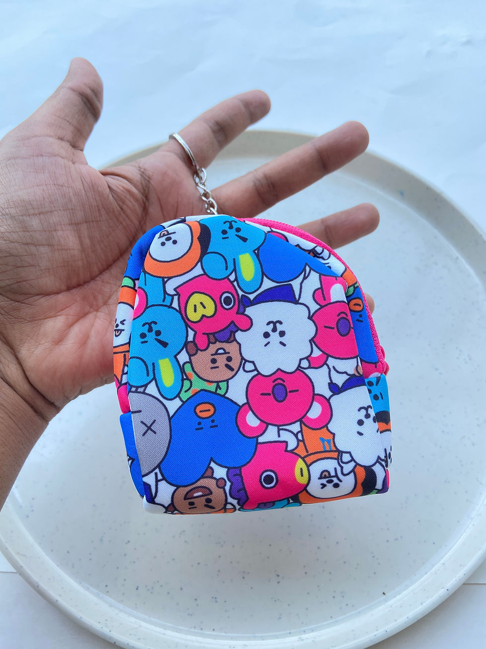 Thumbnail: Cartoon design print coin purse (1pc)
