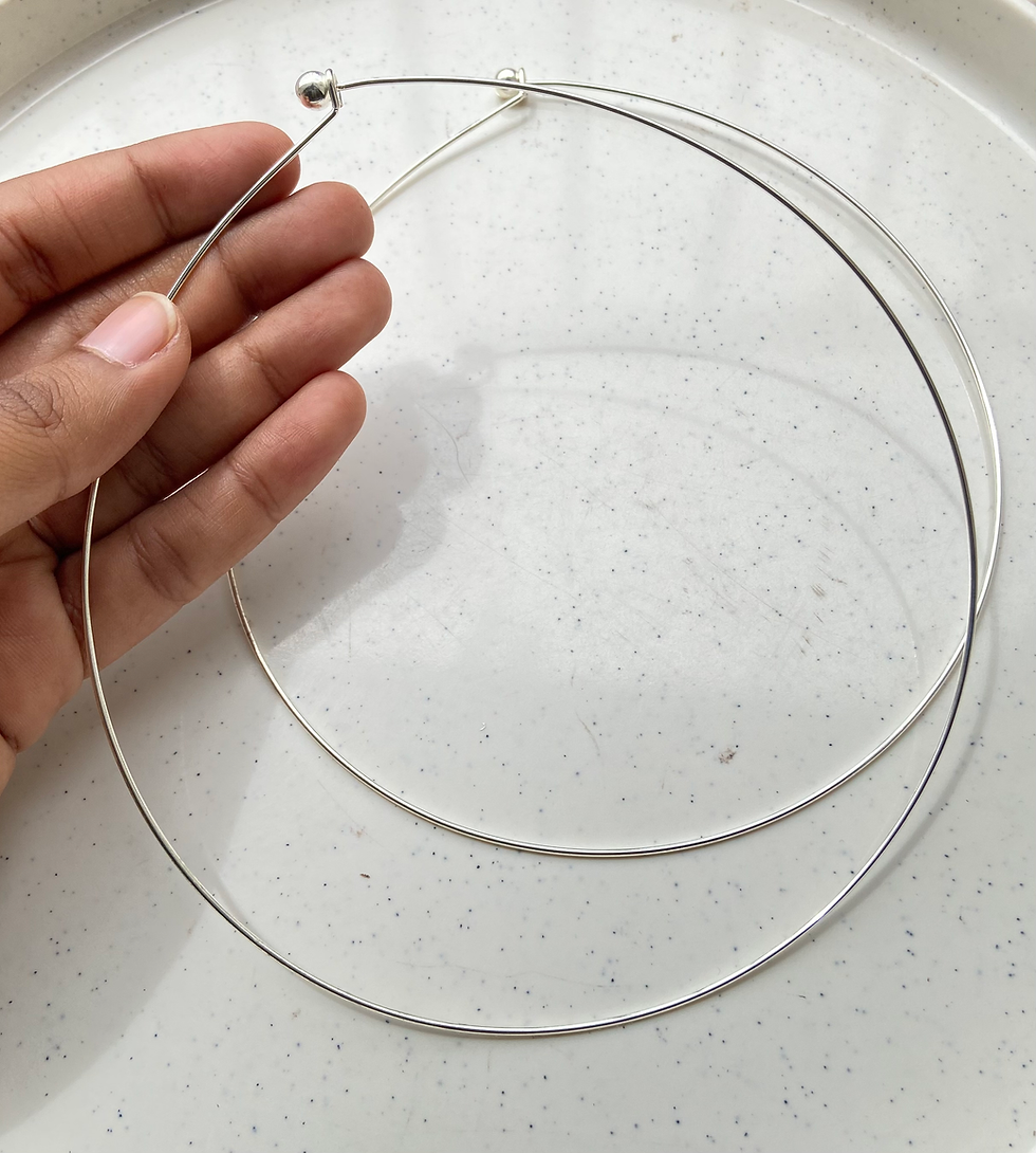 Thumbnail: Rigid brass wire for necklace making