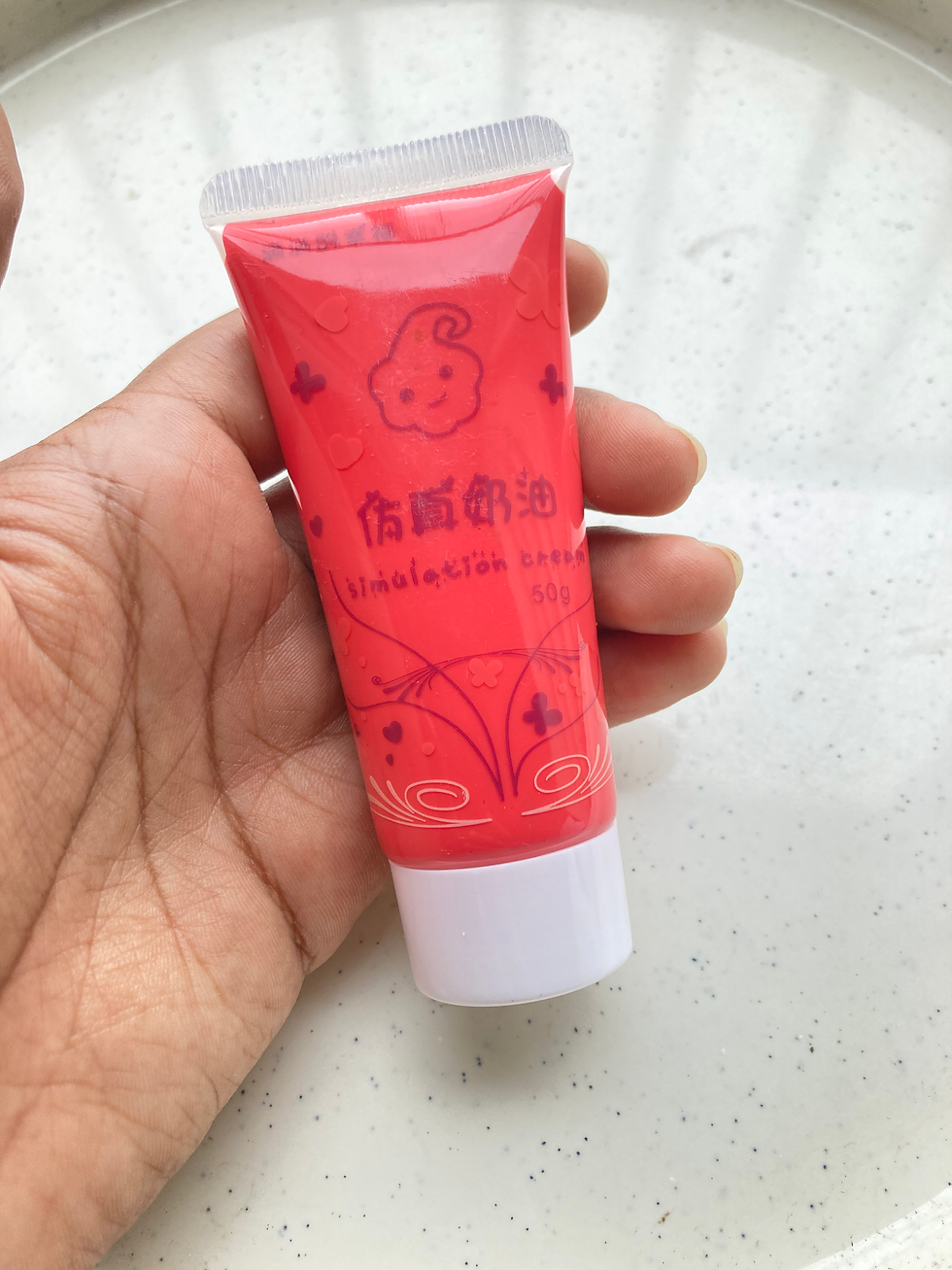 Thumbnail: Colourful fake whipped cream glue 50gm bottle