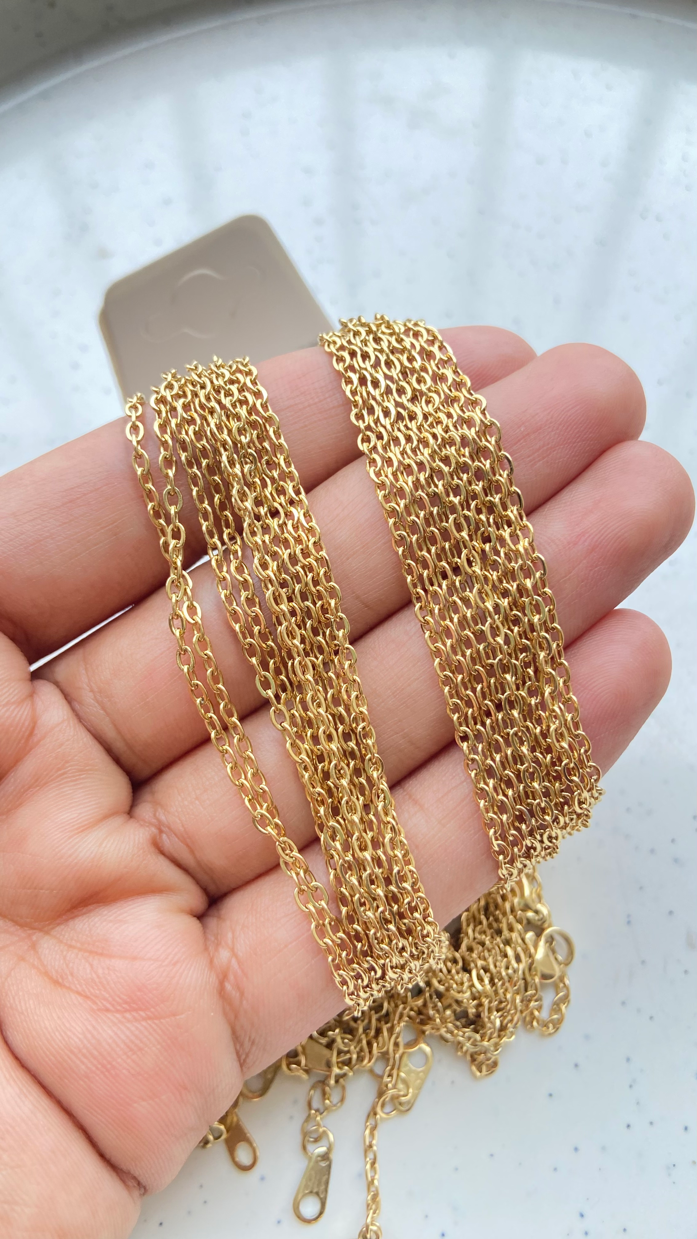 2mm, 304 Stainless steel cable readymade chain with lobster+extension