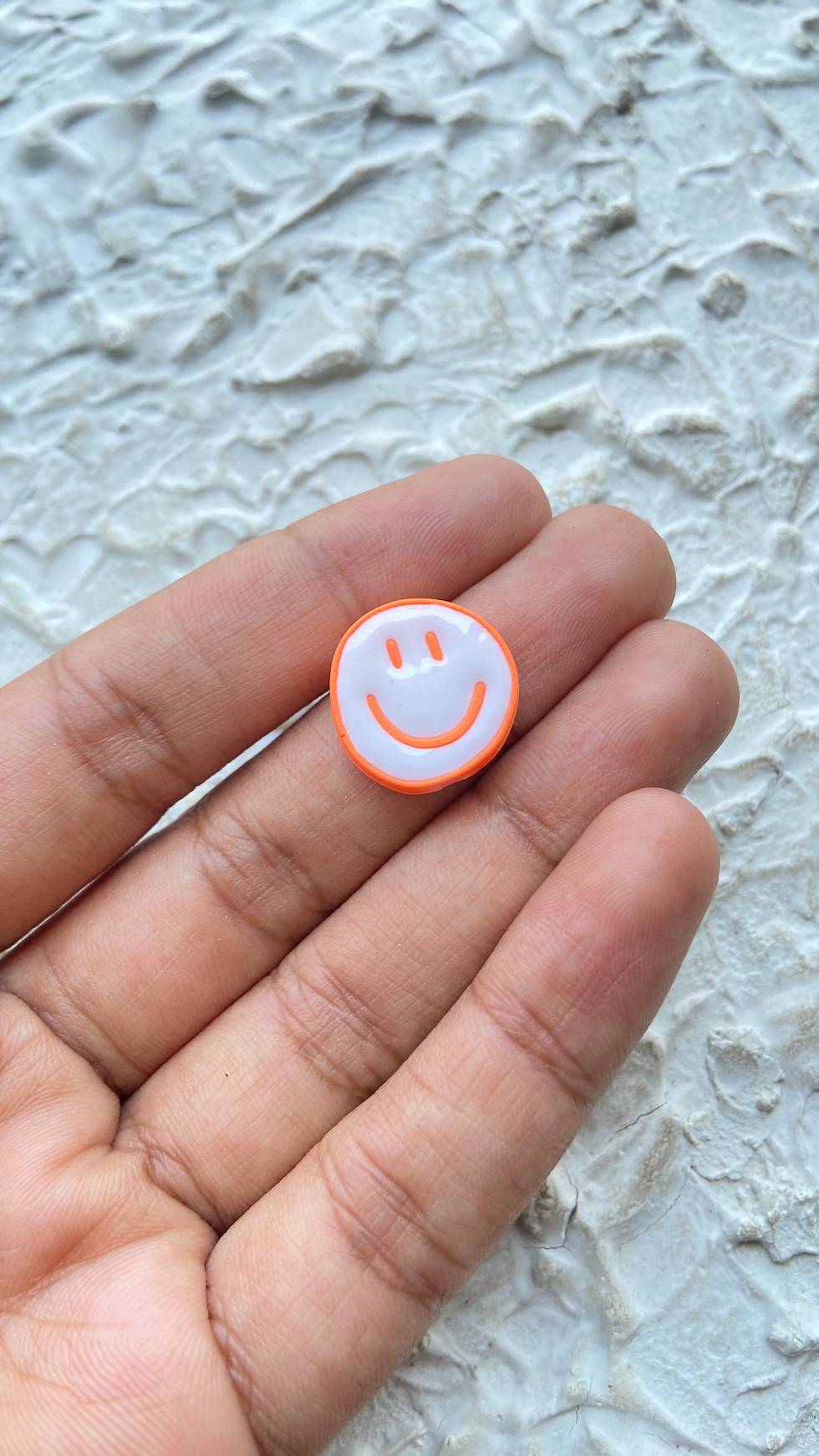 Thumbnail: Colourful acrylic smiley face beads