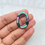 Thumbnail: Alloy oval colourful keychain clasp