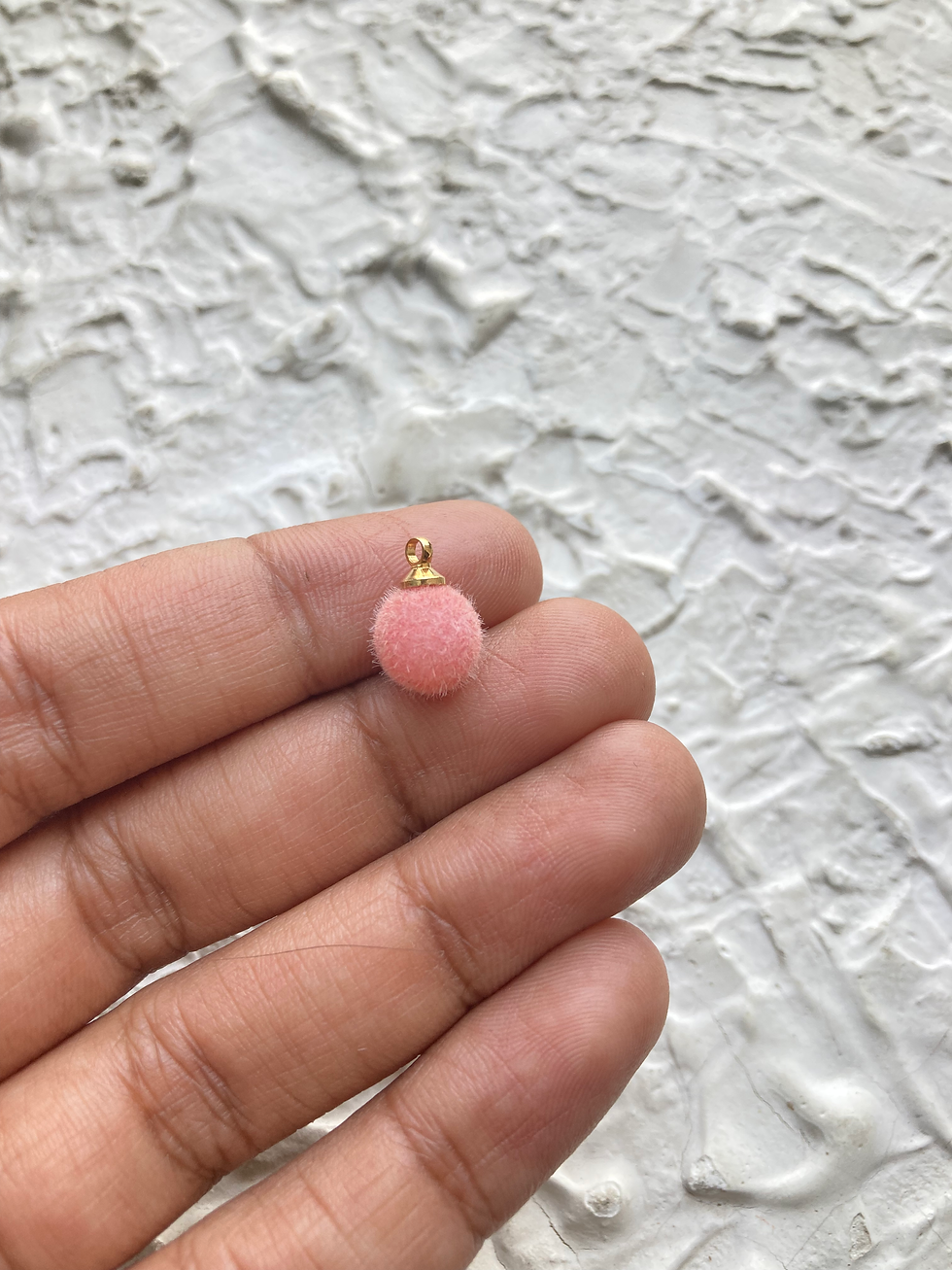 Thumbnail: Velvet texture round charm