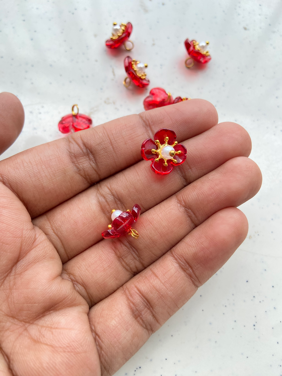 Thumbnail: Readymade shaded flower charm