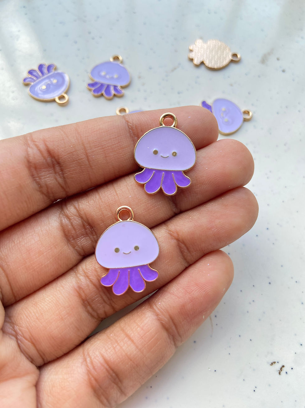 Thumbnail: Alloy enamel octopus charm