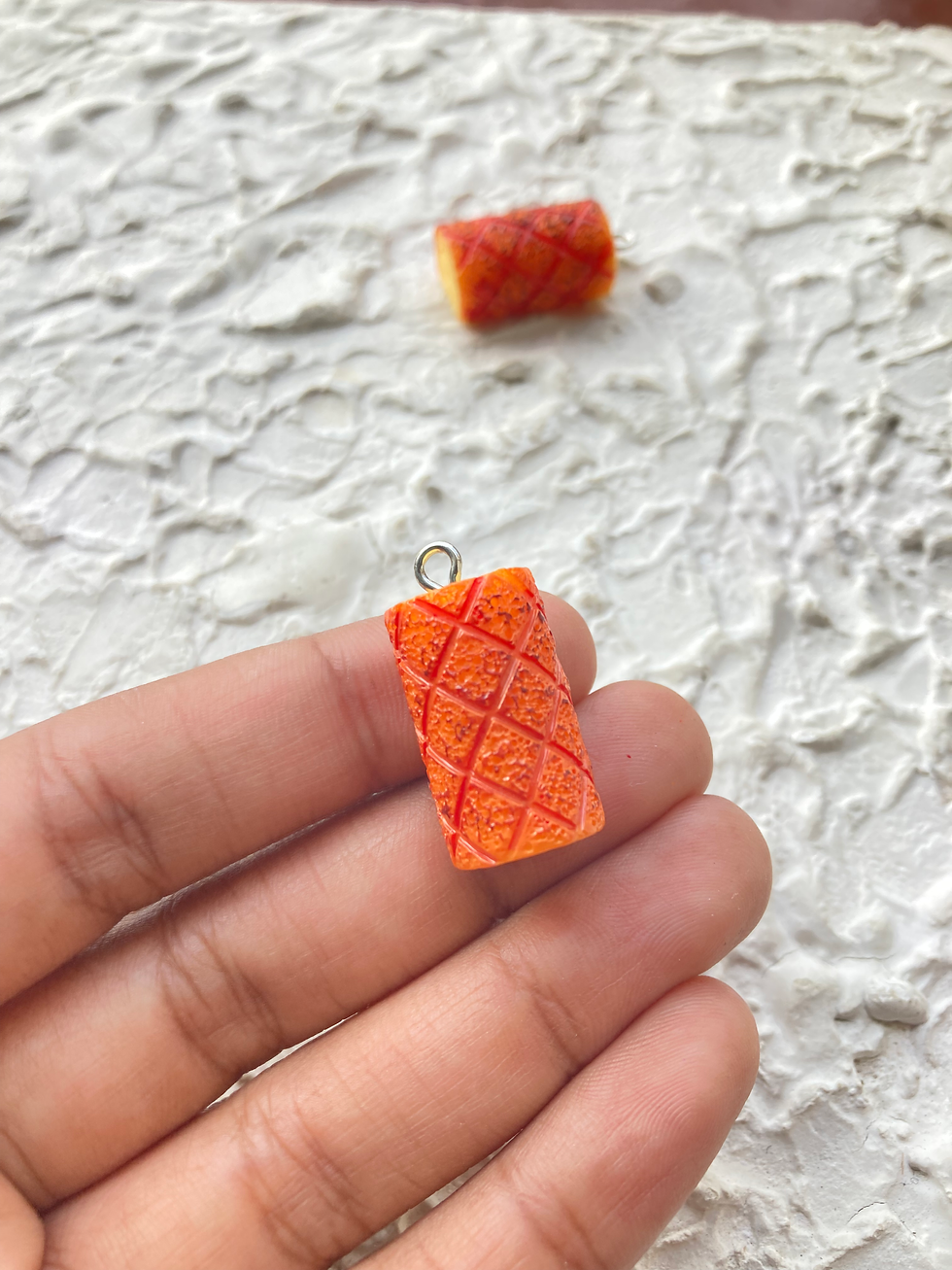 Thumbnail: Food design bear/bread resin charm