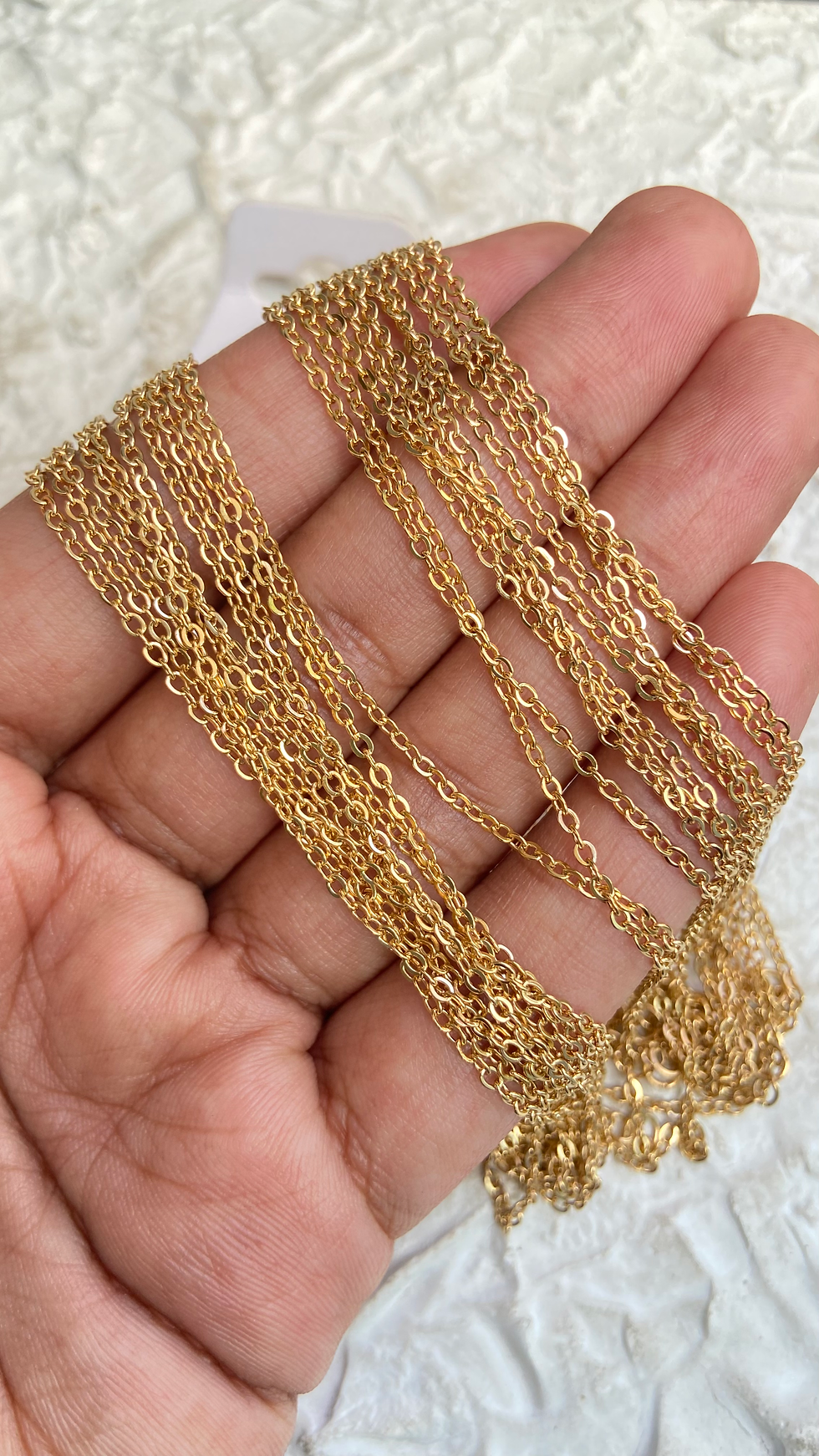 Thumbnail: 1.5mm Stainless steel chain with lobster hook