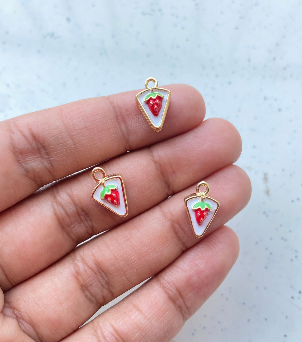 Thumbnail: 3D alloy enamel Pastry charm, anti-tarnish (1pc)