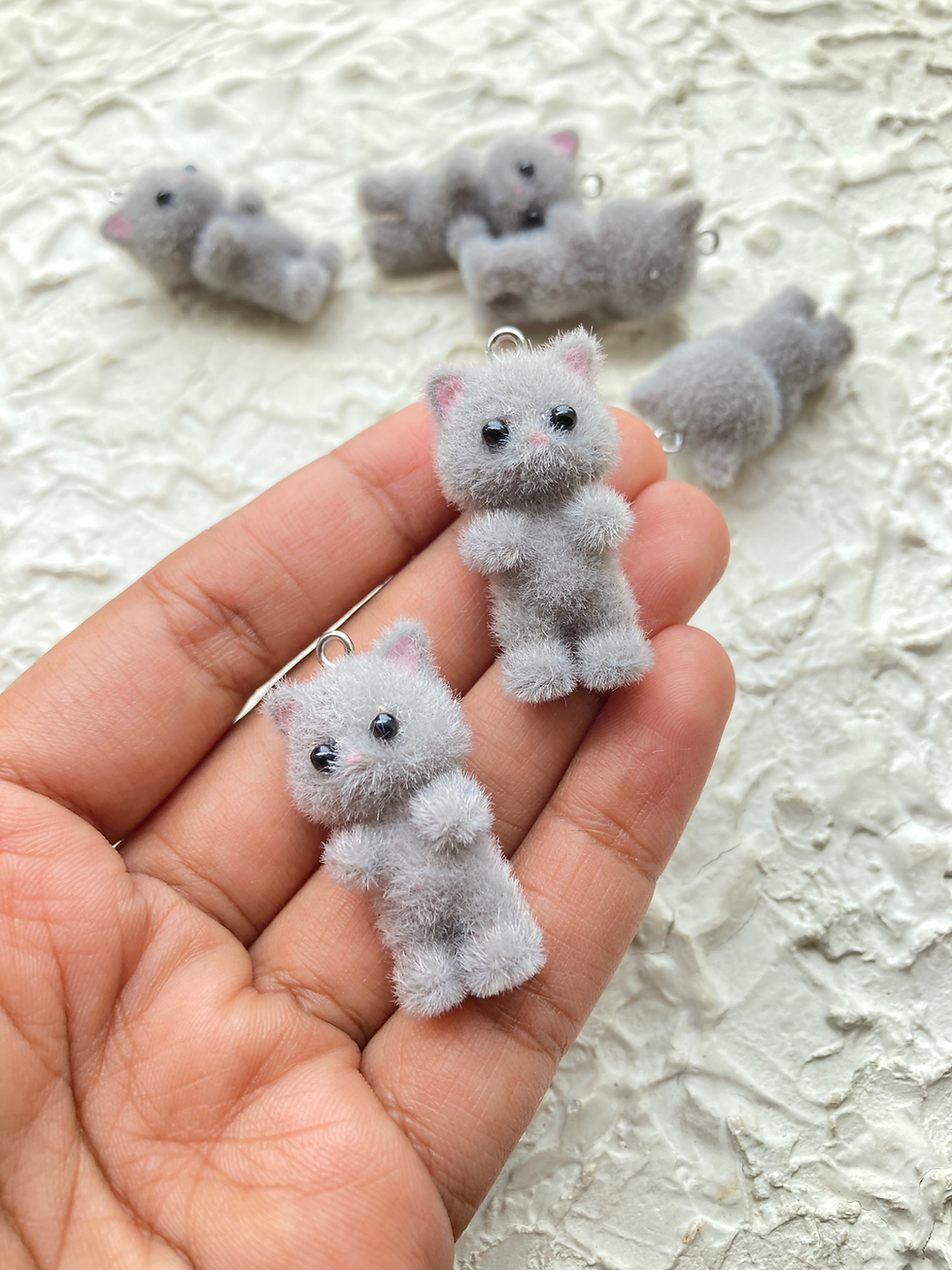 Thumbnail: Velvet texture 3D mouse charm