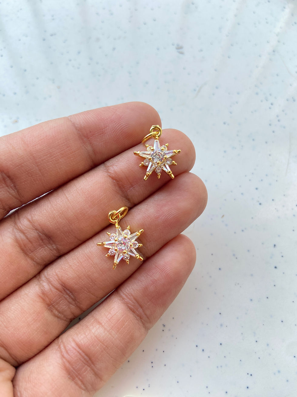 Thumbnail: Assorted zircon charm, long lasting plating