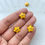 Thumbnail: 3D Enamel star with eyes charm