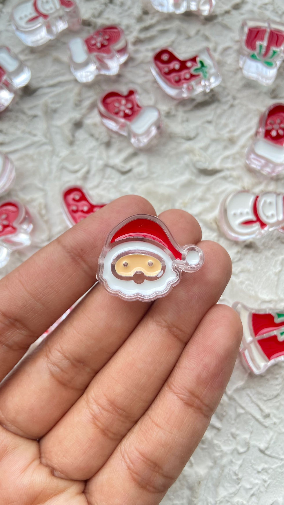 Thumbnail: Christmas Acrylic beads random shapes