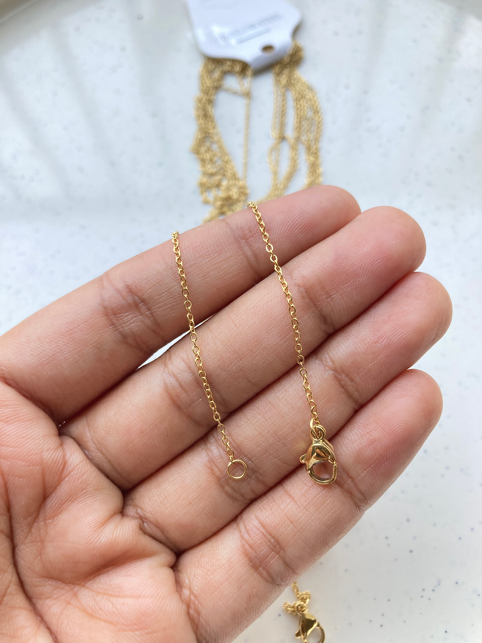 Thumbnail: 1.2mm chain stainless steel with lobster clasp, Waterprooof