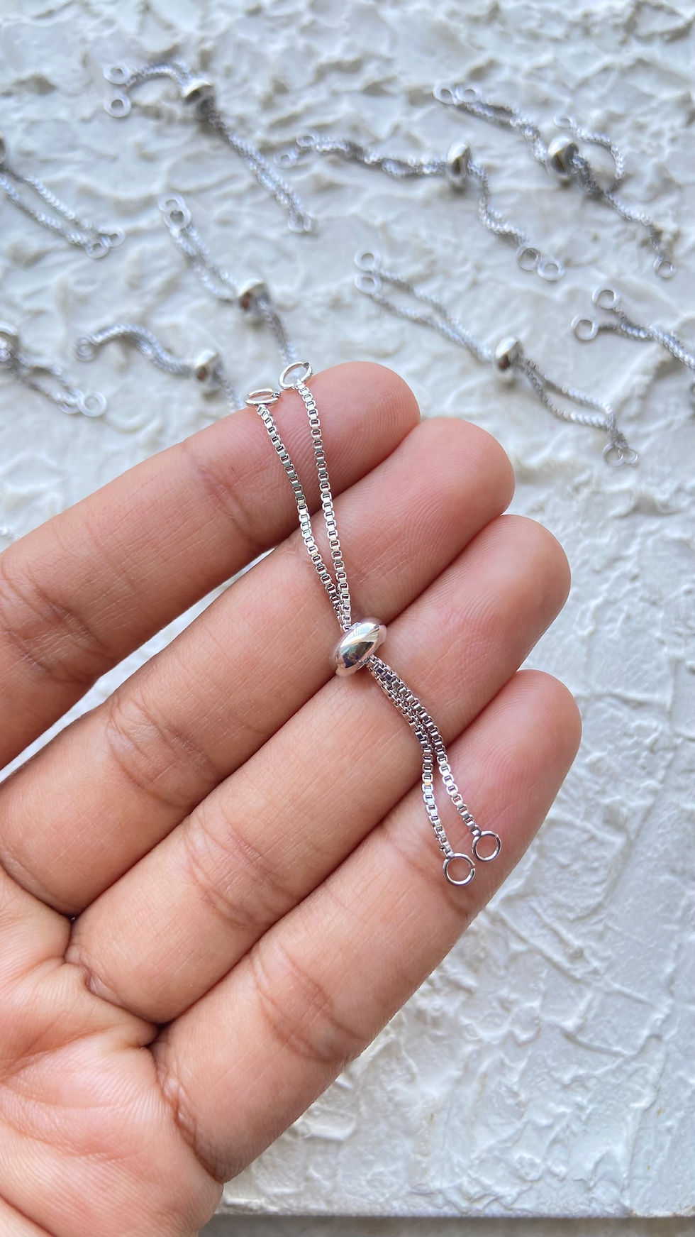 Thumbnail: 6cm, Bracelet with Rubber Stopper Beads