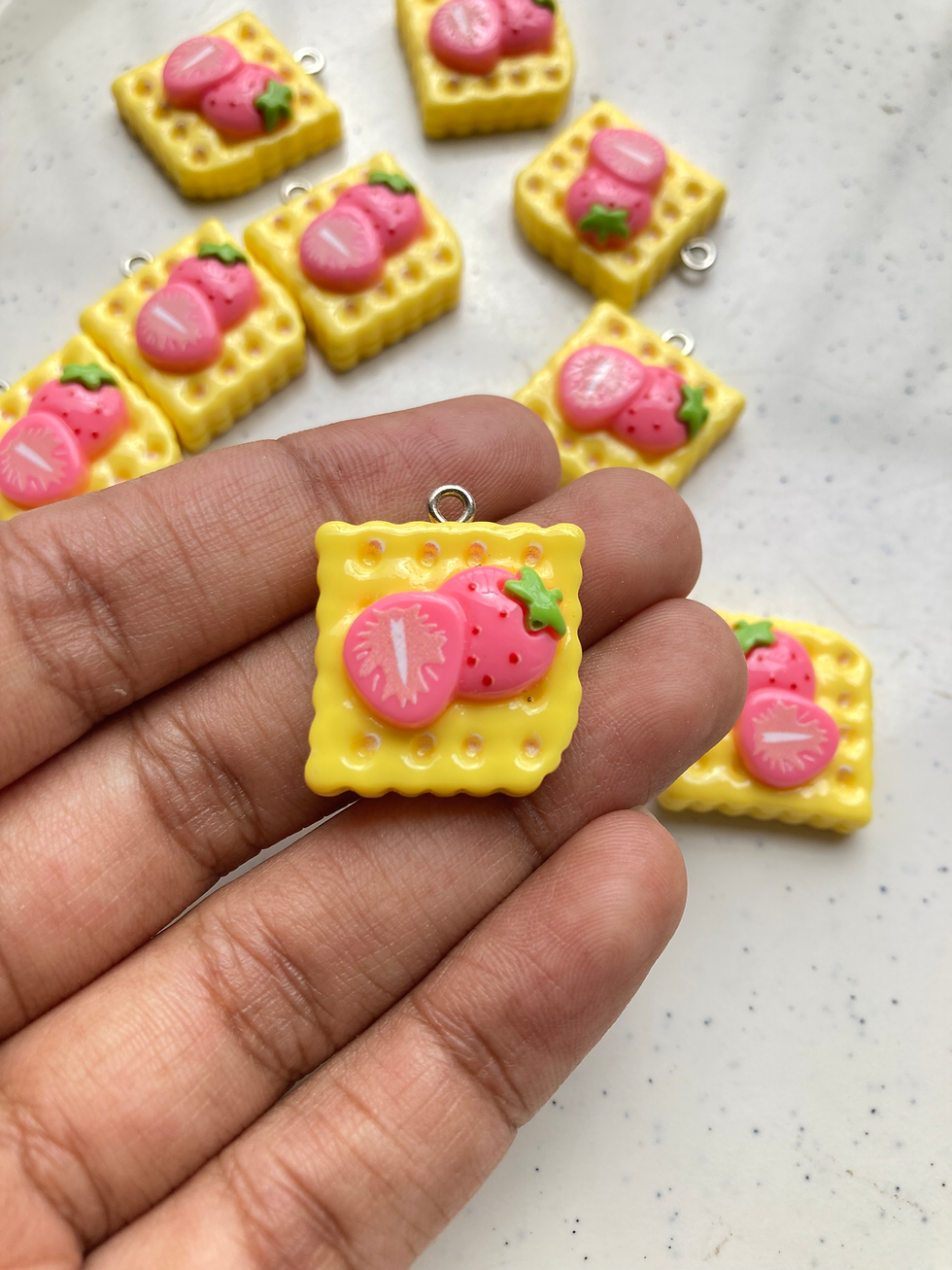 Thumbnail: Fruit biscuit resin charm