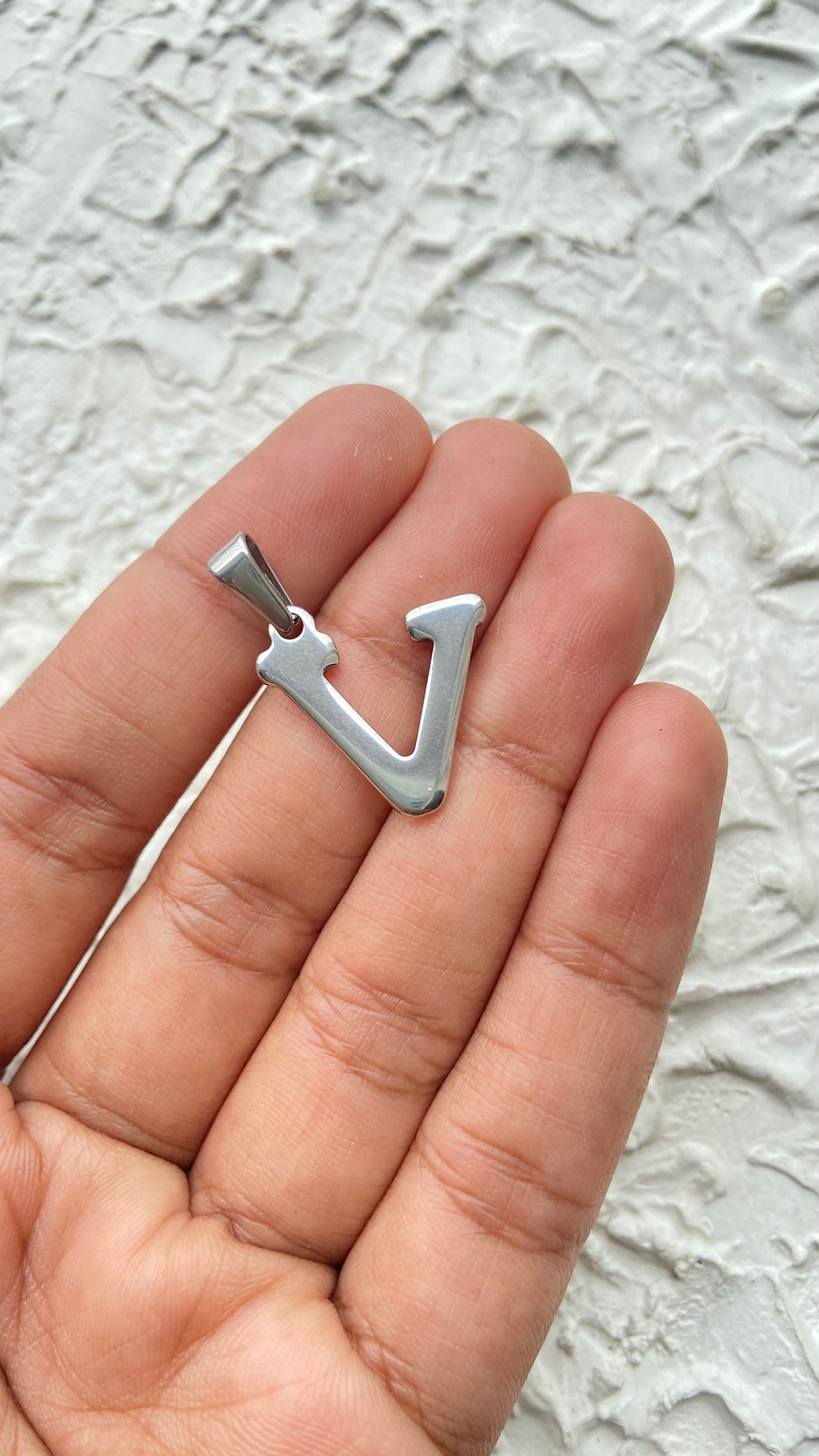 Thumbnail: Stainless steel alpahbet letter pendant