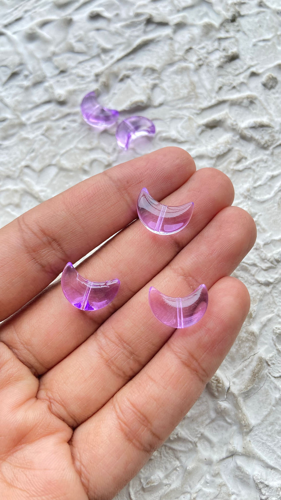 Thumbnail: Colourful glass moon bead (Part-2)