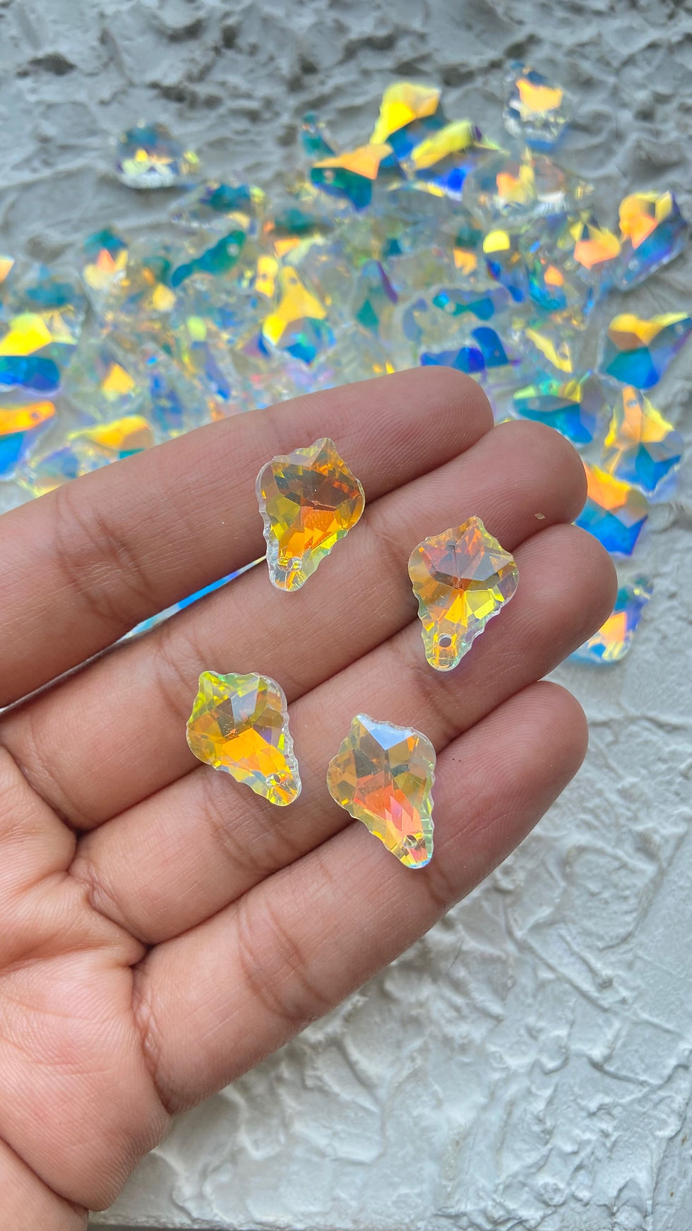 Thumbnail: Hollographic suncatcher diamond shape charm