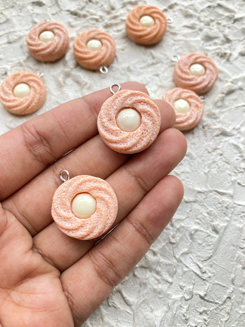 Thumbnail: Resin different shape cookies charm